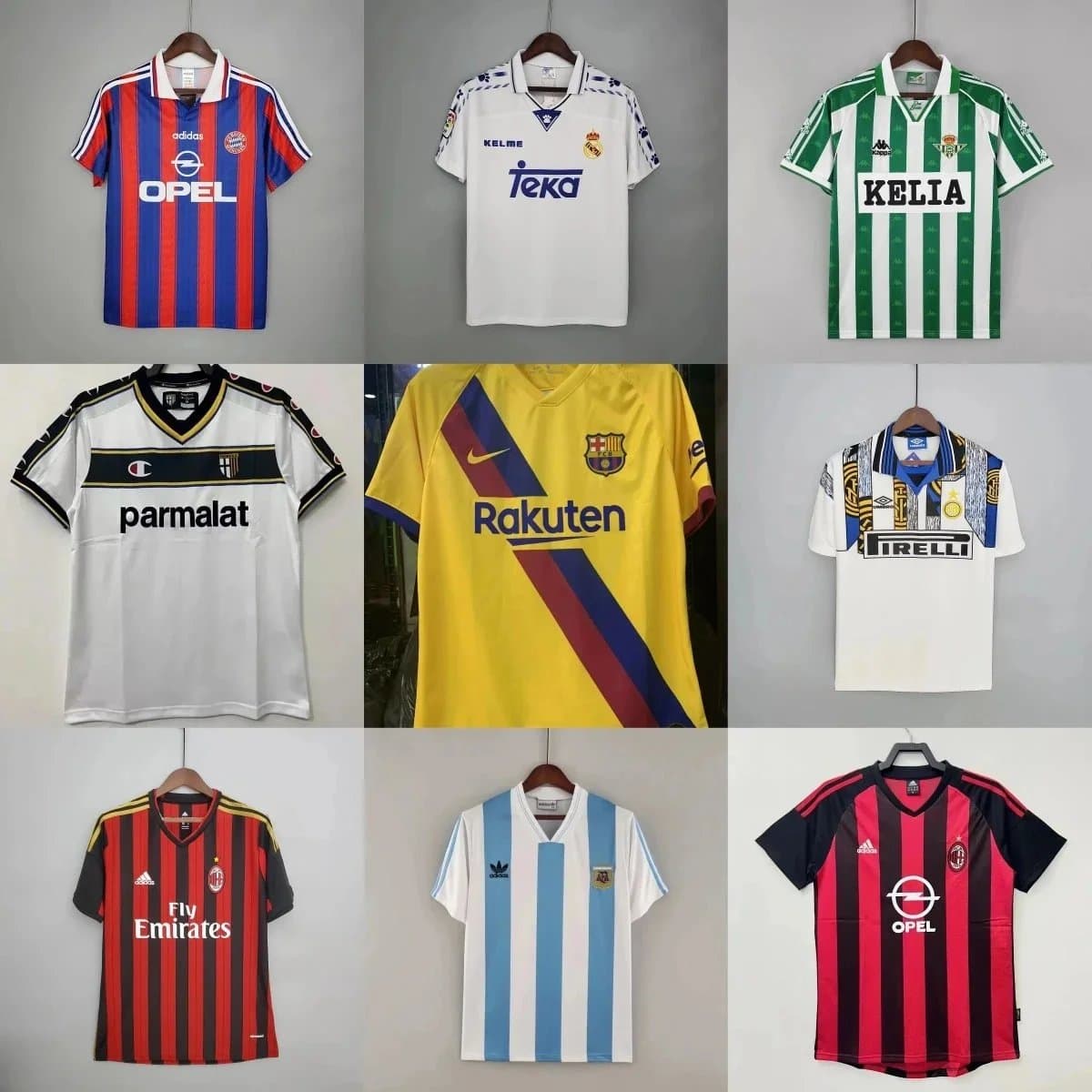 Vintage Football Jerseys Collection