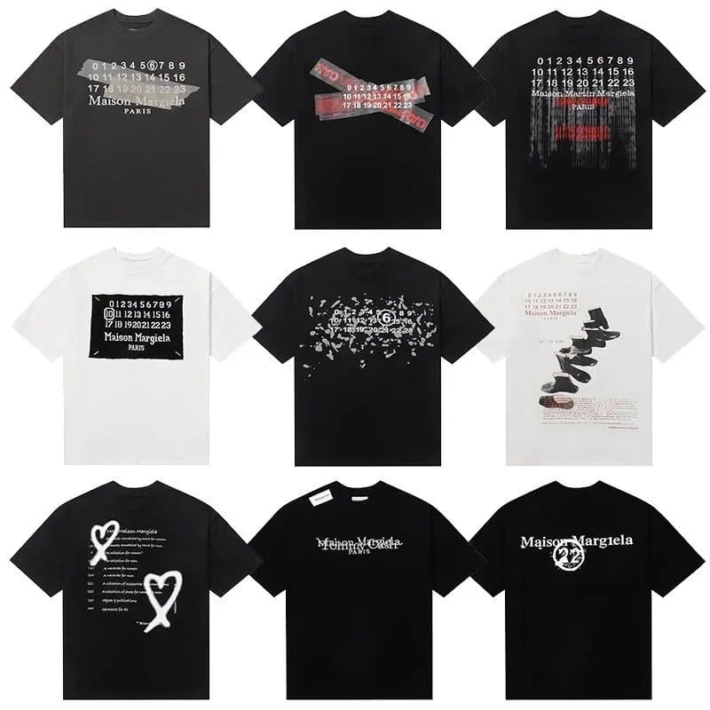 Maison Margiela T-Shirts Collection with Unique Graphic Designs