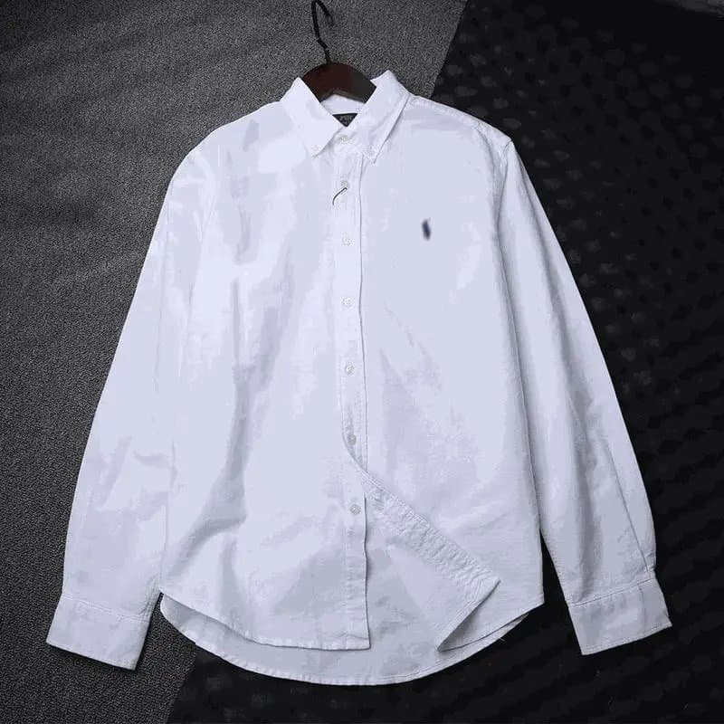 White Polo Ralph Lauren Button-Up Shirt