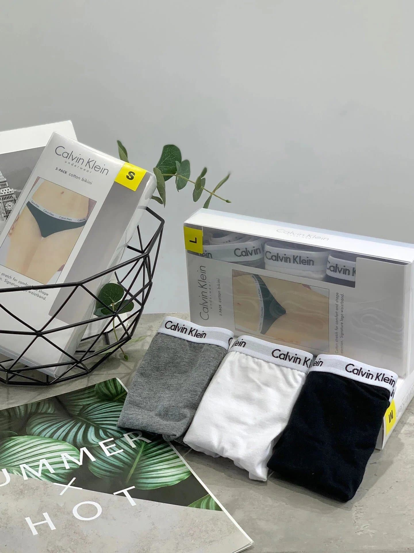 Calvin Klein 3-Pack Cotton Bikini Underwear