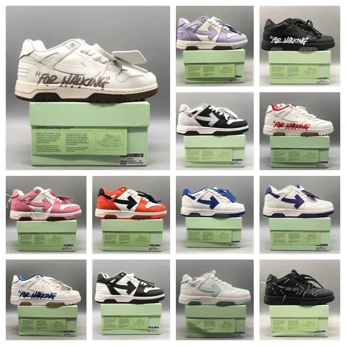 Off-White 'For Walking' Sneakers in Multiple Colors