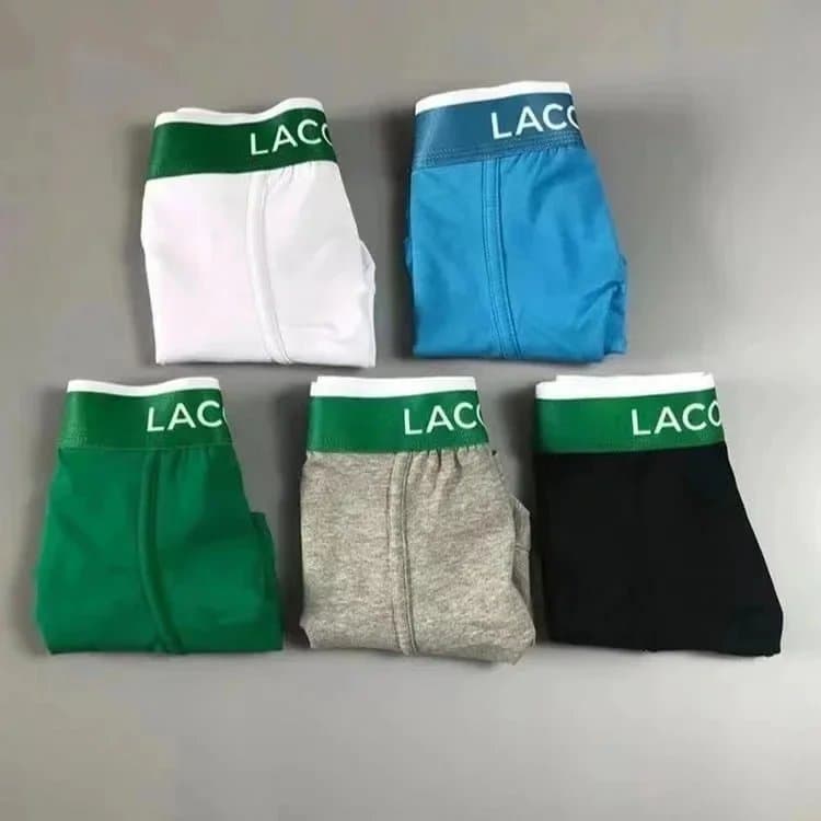 LACO Men's Underwear 5-Pack in White, Blue, Green, Gray, Black
