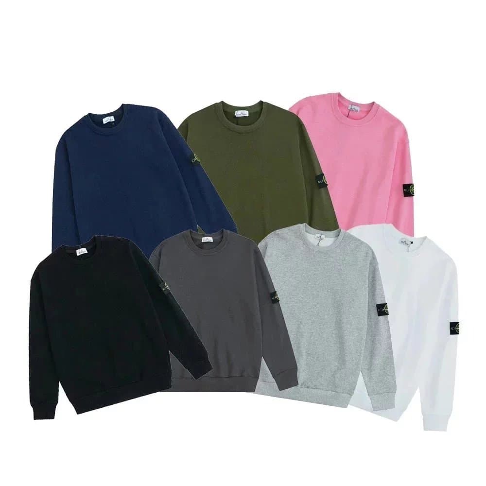 Stone Island Crewneck Sweatshirts in Multiple Colors