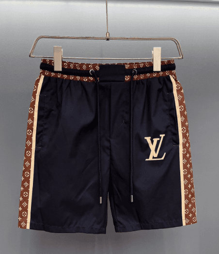 Louis Vuitton Monogram Stripe Swim Shorts Navy