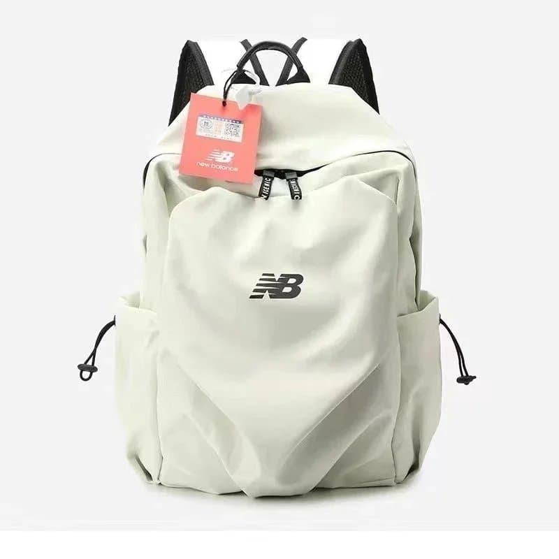 New Balance Backpack White with Logo