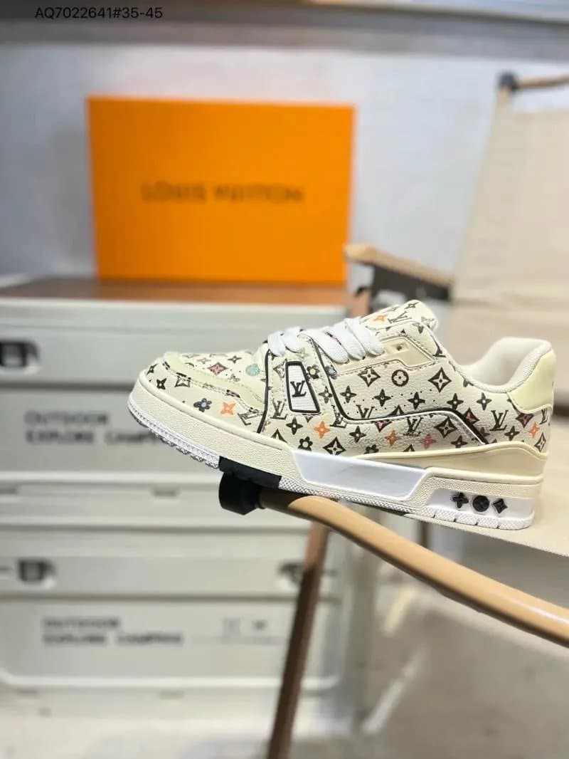 Louis Vuitton Monogram Sneakers White Multicolor