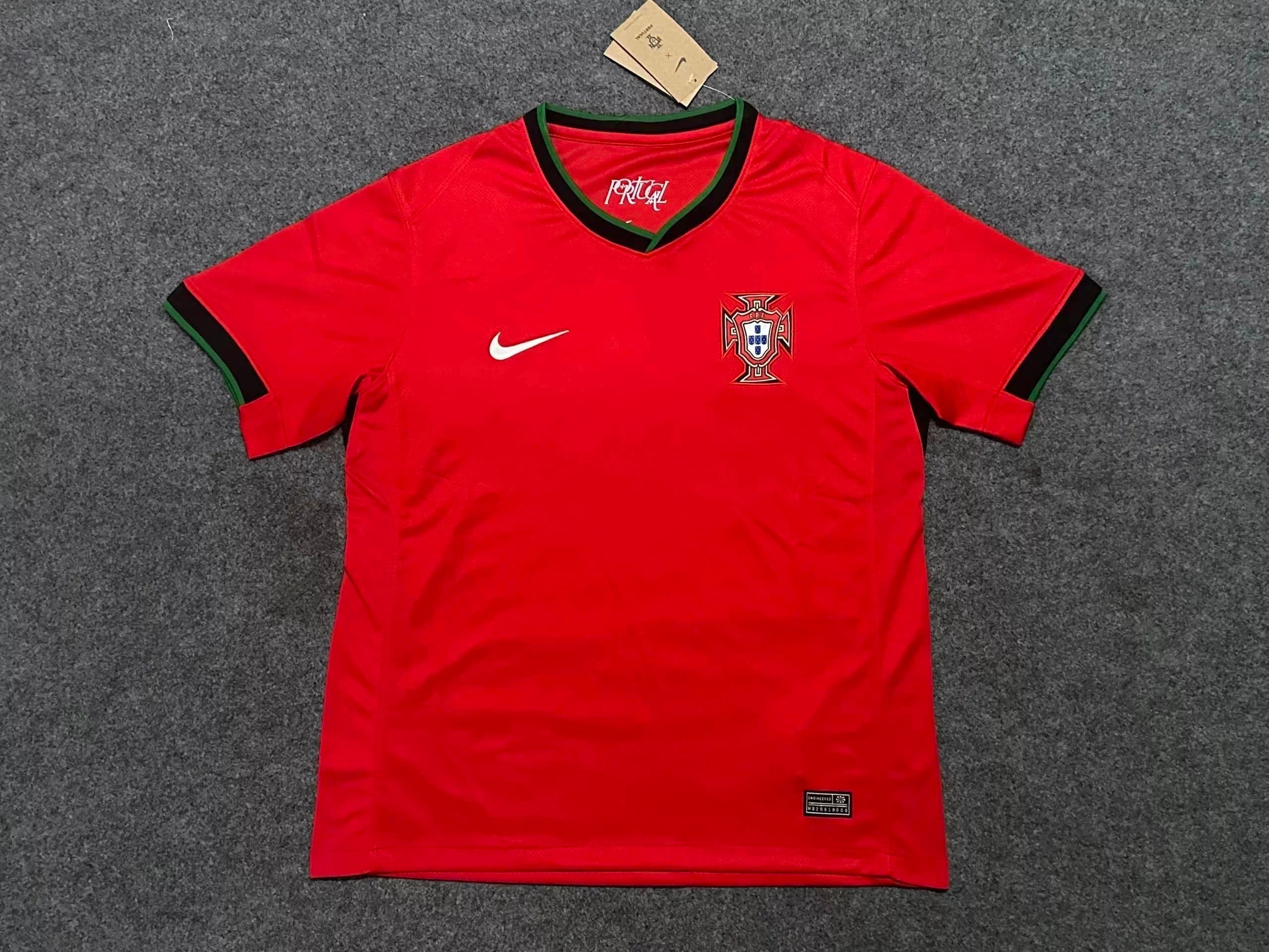 Portugal National Team Red Jersey Soccer Shirt