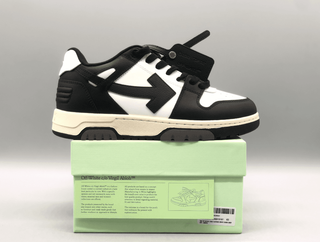 Off-White x Nike Air Force 1 Black White Sneakers